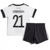 Njemačka Ilkay Gundogan #21 Domaci Dres za djecu SP 2022 Kratak Rukav (+ Kratke hlače)